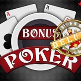 Bonus Poker Deluxe - 3 Hands slot visual from RTG (Reel Time Gaming) available on casinoslott.fr
