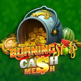 Logo of Burning Slots Cash Mesh from BF Games at SLOTT Casino