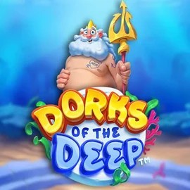 Dorks of the Deep slot logo by Hacksaw Gaming at SLOTT CasinoDorks of the Deep