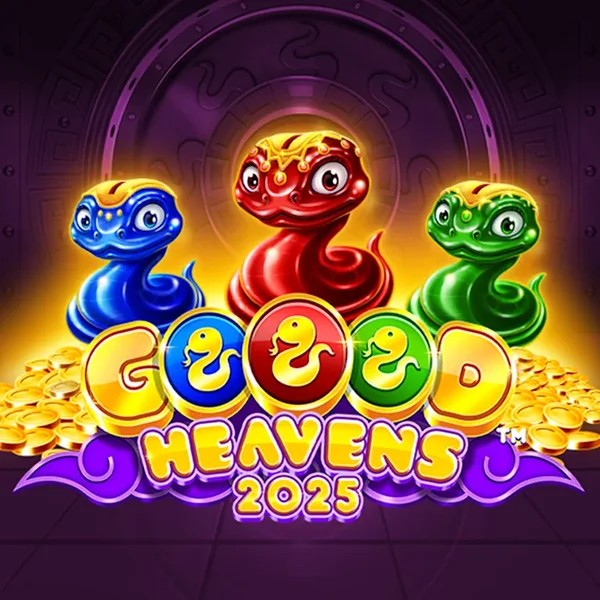 Goood Heavens slot logo by Rarestone Gaming at SLOTT CasinoGoood Heavens