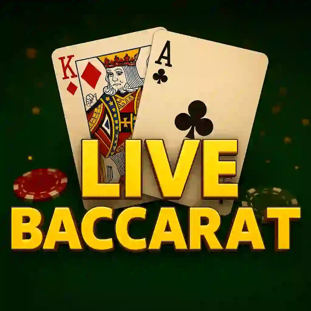 Live Baccarat slot logo by Pragmatic Live at SLOTT CasinoLive Baccarat