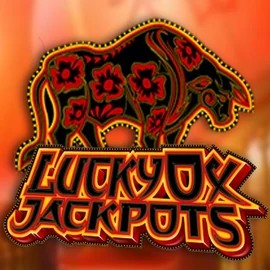 Logo of Lucky Ox Jackpots from Rival at SLOTT Casino